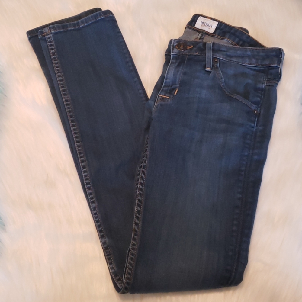 Hudson Midrise Carly Straight Leg Jeans